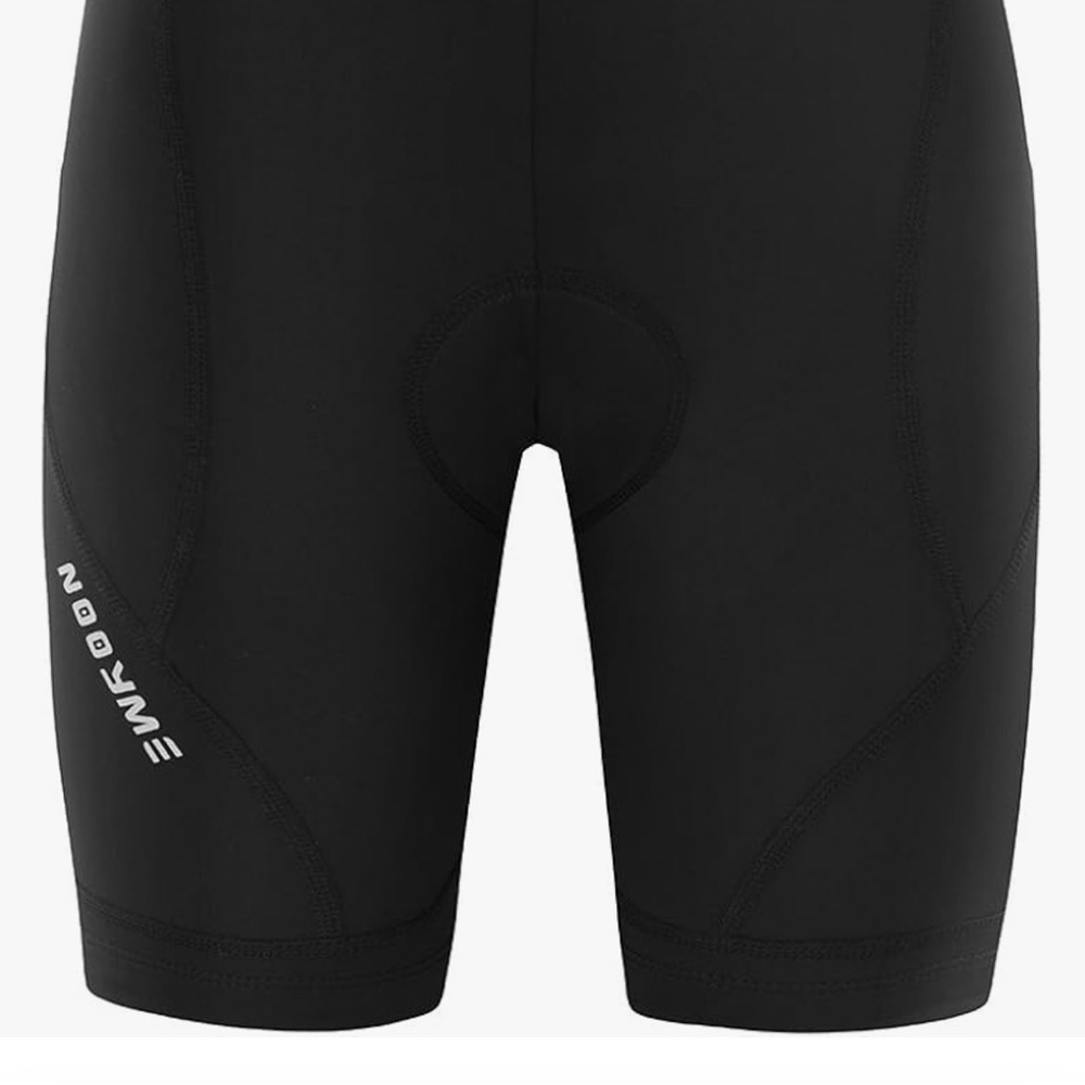 NWT NOOYME Women's Padded Bike Shorts for Cycling (Medium, Jet Black)
